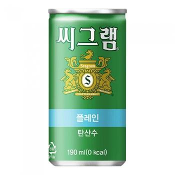[코카콜라] 씨그램 플레인 190ml x 30캔 (S9953661)