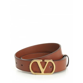 [해외] 여성 브이 로고 시그니처 벨트 7W2T0SM3IYR WU2 Brown /15