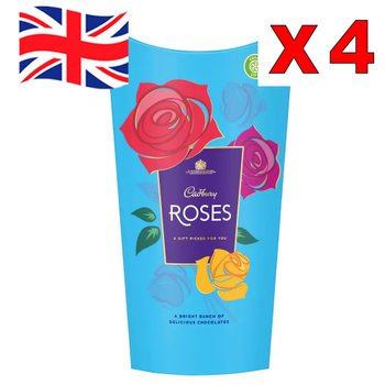 [해외] 4개 290g 캐드버리 로지즈 초콜렛 박스, Cadbury Roses Chocolate Box 290g