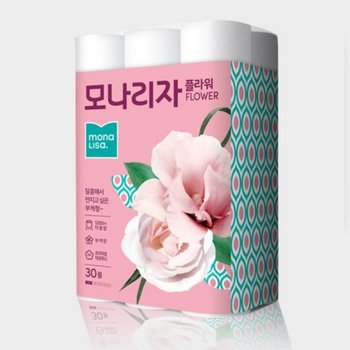 모나리자 플라워 2겹 40m 30롤 x 1팩 휴지 화장지 두루마리_JS