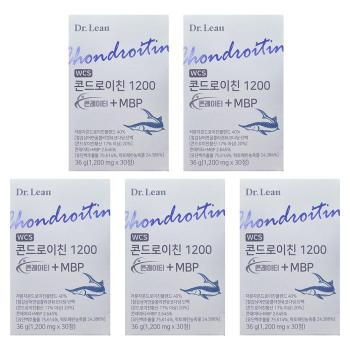 닥터린 콘드로이친 1200 콘레이티 + MBP 1200mg x 30정 5박스 FWS (S49298760)