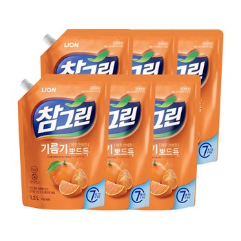 천혜향 뽀드득 1.2L 리필 x 6개