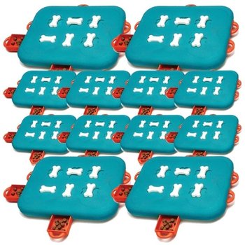 고품질 강아지 먹이 퍼즐 카지노 레벨3 12P 노즈워크 두뇌 (WFIG2RA)