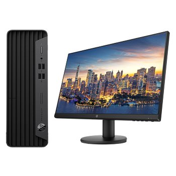 [중고] HP 슬림 데스크탑 PC + HP 24인치 FHD모니터 패키지 특가