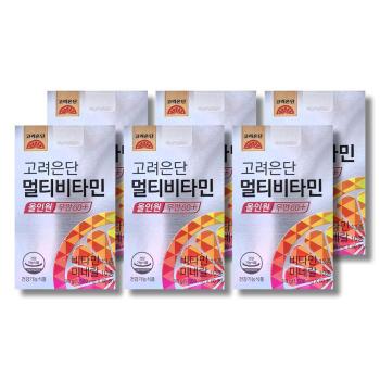 고려은단 멀티비타민 올인원 우먼 60+ 1500mg 60정 6박스 /wb (S47234008)