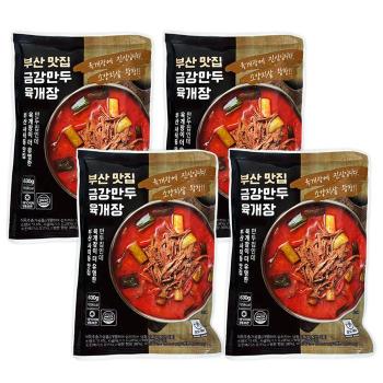 금강만두 육개장 630g x 4봉 캠핑 해장국 소고기육개장 D (S43600110)