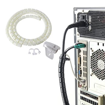 중국OEM 케이블선정리 전선정리 길이3M 폭25mm 베이지/선정리 케이블보호 컴퓨터 전선커버 전선정리타이 전기선정리