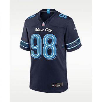 [해외] Jeffery Simmons 테네시 타이탄스 라이벌리 컬렉션 맨즈 나이키 나이키 NFL 게임 저지 67NM0JFO9