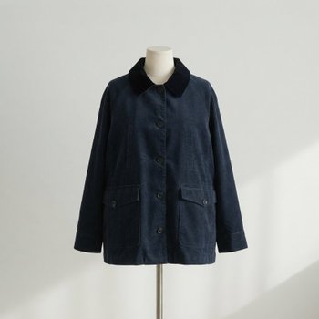 온앤온 카라 배색 자켓 INDIGO EVR NJW6W-M9140 35