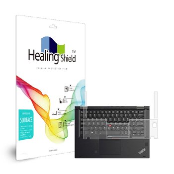 레노버 씽크패드 X380 요가 20LHS0G900 무광 외부보호필름 팜레스트/터치패드2매