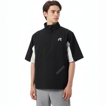 말본 EVERGREEN NYLON WINDSHIRT ME0038BLK 남성 에버그린 나일론 윈드셔츠