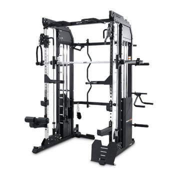 스미스머신 6822SM 가정용 홈짐 헬스기구 멀티랙 파워랙 듀얼풀리 120kg 블럭 포함