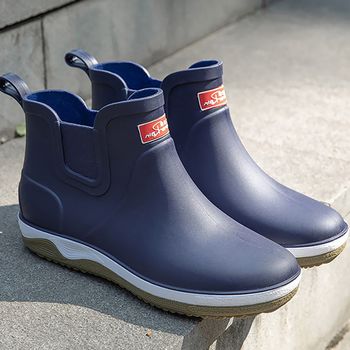 베이직 BI10BG89 3컬러 아웃솔 디테일 포인트 앵클 레인부츠