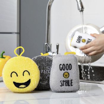 수세미 후라이팬 냄비 찌든때 다용도 제거 기름때 스펀지수세미 부드러운수세미 사용이편리한