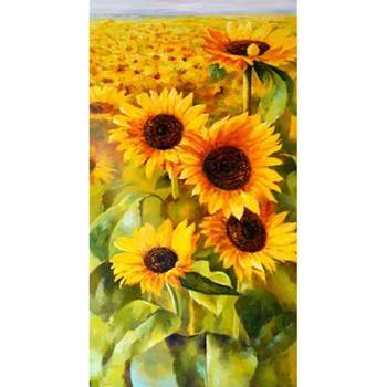 만개 해바라기 (패브릭) 보석십자수 40x75