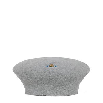 비비안웨스트우드 그레이 ORB 울 베레모 8102001E K0049 P403