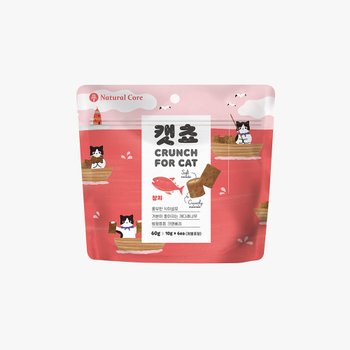 네츄럴코어 캣쵸 참치 60g 고양이비스켓 고양이스낵
