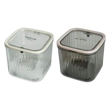 bns 원터치 미니 화장대 휴지통 쓰레기통 책상/화장솜/면봉/소품/사무실 휴지통