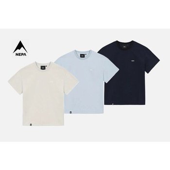 여성 컴포 쉴드 크롭 반팔 티셔츠_7K45363_CJ