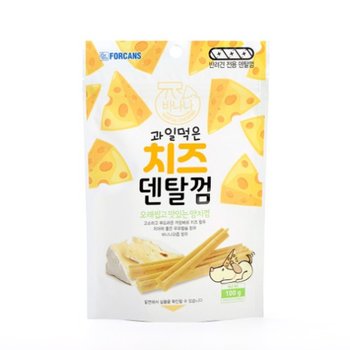 (3개묶음)포켄스 과일먹은 치즈덴탈껌 (바나나)100g