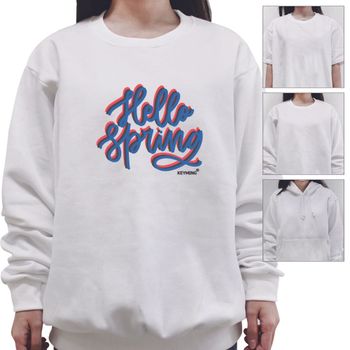 키밍 Hello spring 티셔츠 후드 맨투맨 반팔 나들이 레이어드티셔츠