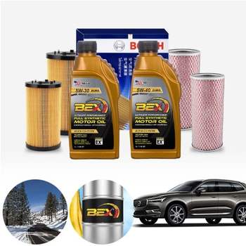 볼보 XC60 2.0 가솔린 BEX 100% 합성엔진오일 필터세트 6리터
