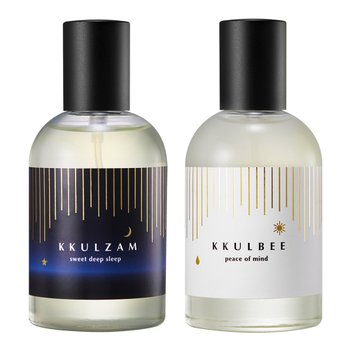 릴렉싱 숙면 꿀잠 활력을 전달하는 스트레스 완화 꿀비 아로마 스프레이 세트 50ml+50ml