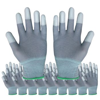 손끝 코팅 안전 목장갑 10개입 1P 논슬립 부업 작업용 노가다목장갑