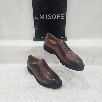 By 남성 클래식 유팁 더비 슈즈 122HH431TS007 WINE 3_JJ