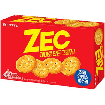롯데웰푸드 제크 오리지널 크래커 300g