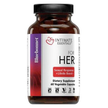 블루보넷 뉴트리션: 그녀의 성적 반응과 성욕 증진을 위한 인티메이트 에센셜 -- 60 식물성캡슐