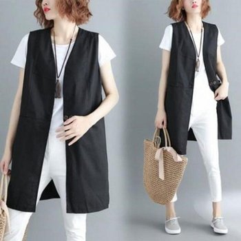 [SZ45A57]마조끼 여름조끼 롱조끼 베스트 F70430 (37964850)