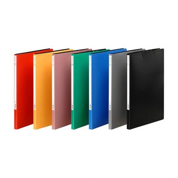 문화 PP 펀치리스화일 F430-7 흑색 A4 상철