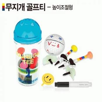 골프 NC72GL55 골프용 다경 무지개 골프티
