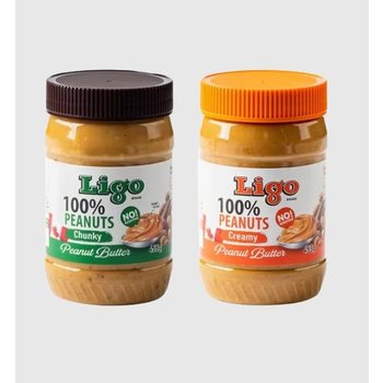 LIGO 100% 네츄럴 땅콩버터 땅콩잼 453g 천키 2개입 (40171050)