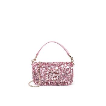 돌체앤가바나 올오버 장식 폴드오버 탑 크로스바디 백 BB7603A9U83 8B404