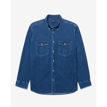 25FW 노아 긴팔 셔츠 NOAU251MRSH109LB LIGHT WASH DOM