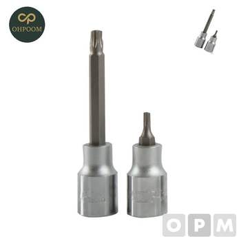 육각비트 수공구 별비트소켓렌치 302315 3/8DR T15 48L 1EA