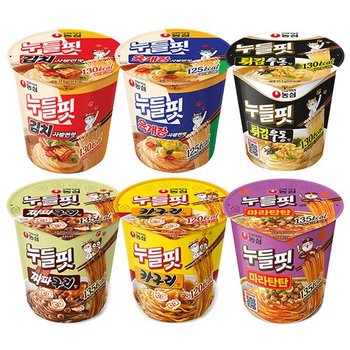 소컵라면 농심 누들핏 8+8 골라담기 16개 육개장사발면 김치사발면 짜파구리 튀김우동 마라탄탄