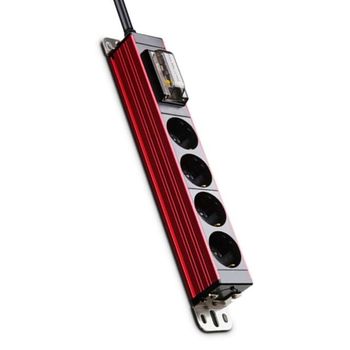 서버탭 4구 레드 고전력 가전 멀티탭 고용량