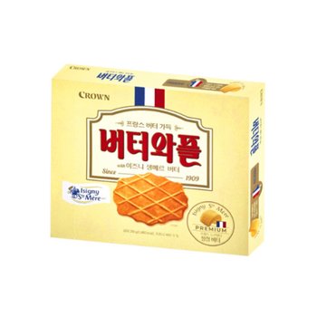 크라운 버터와플 이즈니생메르 버터 316g x 4개