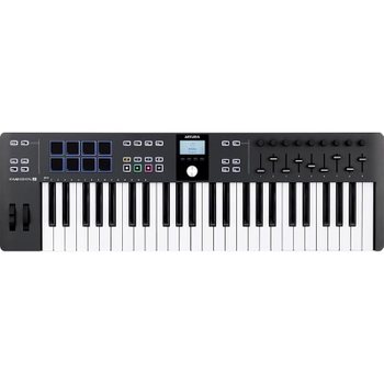 [해외] Arturia MIDI 키보드 컨트롤러 KeyLab Essential 49 mk3 BK B0CCJ854LG