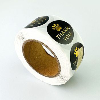 쇼핑몰감사스티커 행사 조공 귀여운 단체 라벨스티커 원형 문구/사무용품