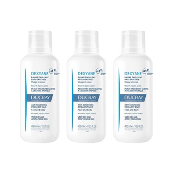 [해외] DUCRAY 듀크레이 덱시안 안티 스크레칭 이몰리언트 밤 크림 400ml 3개