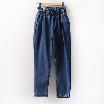 아이우먼 하이밴딩배기데님진 LO7887M011 빅사이즈 (S6344937)