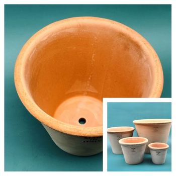 이탈리아 LS Roc수제 토분 콘 12x9cm 야외화분 베란다화분 정원화분 실