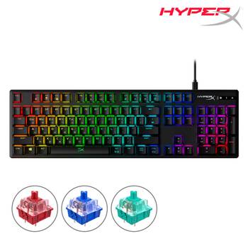 하이퍼엑스 알로이 오리진 RGB 아쿠아축 기계식 유선 게이밍 키보드 (영문 각인)