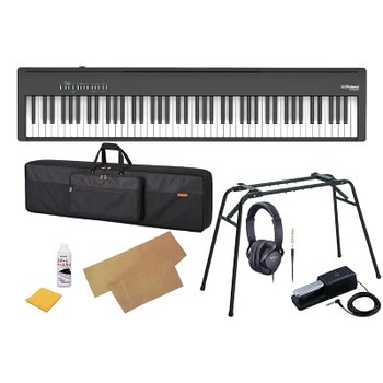 [해외] Roland FP-30X BK 전자 피아노 + CB-B88V2 스타터 세트 블랙