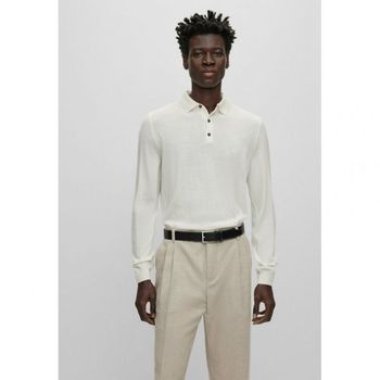 [해외] BOSS 보스 보노엘 - 폴로 셔츠 오픈 화이트 일레븐 6465896