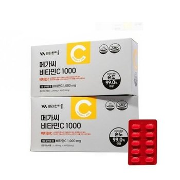 비타민마을 고함량 메가씨 비타민C 1000mg x 2박스(총600정)